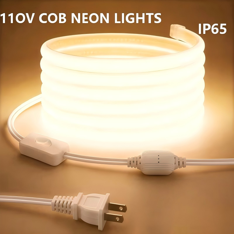 Outdoor Power Strip Weatherproof - High-Lumen Cob Led Strip Light with